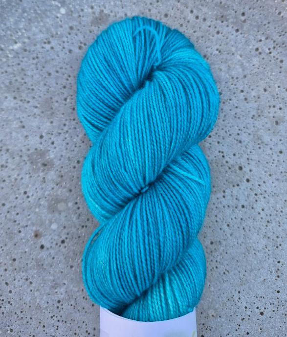 Tynt sokkegarn - Turkis